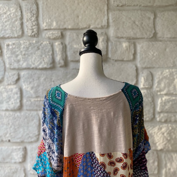 Umgee Patchwork Dress / Size Large - Picture 7 of 13